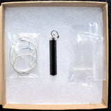 925 Sterling CHARGED Himalayan Black Tourmaline Perfect Pendant + 20" 925 Chain