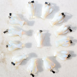 Opalite Crystal Angel Pendant + 20" Silver Chain