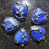 Perfect Pendant - Lapis Lazuli Heart Pendant + 20" Chain by ZENERGY GEMS