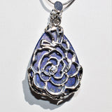 Perfect Pendant - Lapis Lazuli Teardrop Pendant + 20" Chain: ZENERGY GEMS