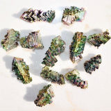 CHARGED USA Grown Bismuth Crystal Perfect Pendant + 20" Silver Chain