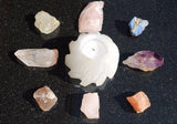 Amazing WHITE Selenite Crystal Heart - Grid Centerpiece POWERFUL: ZENERGY GEMS