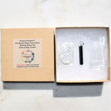 925 Sterling CHARGED Himalayan Black Tourmaline Perfect Pendant + 20" 925 Chain