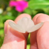 CHARGED 2.25" Selenite Crystal Hand-Carved Angel Peaceful Energy! ZENERGY GEMS