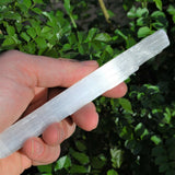 Amazing Pure WHITE Selenite Natural Crystal Wands POWERFUL (4 x 6" Wands)