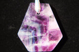 2" CHARGED "SUMO" Rainbow Fluorite Crystal Pendant Healing Energy 120cts USA