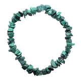 CHARGED Premium Malachite Crystal Chip Stretchy Bracelet Healing Energy REIKI