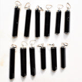 925 Sterling CHARGED Himalayan Black Tourmaline Perfect Pendant + 20" 925 Chain