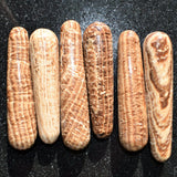 Aragonite Round 3.8" Wand Reflexology Massage Crystal Healing Chakra ~100g