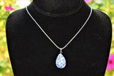 Perfect Pendant Sodalite Teardrop Pendant + 20" Silver Chain: by ZENERGY GEMS