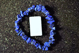 Premium CHARGED Lapis Lazuli Crystal Chip Stretchy Bracelet REIKI Energy