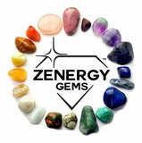 [2] LG 3" SELENITE POCKET PALM WORRY STONES Healing Reiki - ZENERGY GEMS