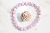 [1] Premium CHARGED Pink Kunzite Crystal 8mm Bead Bracelet Stretchy ENERGY REIKI