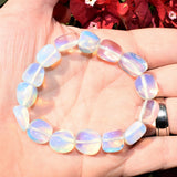 CHARGED Radiant Opalite Bracelet Tumble Polished Stretchy ENERGY REIKI