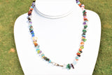 CHARGED 18" Every Crystal Chip Necklace Healing Energy (40+ Crystal Types) WOW!!