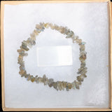 Premium CHARGED Labradorite Crystal Chip Stretchy Bracelet REIKI