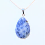 Perfect Pendant Sodalite Teardrop Pendant + 20" Silver Chain: by ZENERGY GEMS