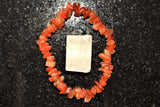 Premium CHARGED Sunstone Crystal Chip Stretchy Bracelet REIKI