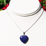 Perfect Pendant - Lapis Lazuli Heart Pendant + 20" Chain by ZENERGY GEMS