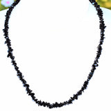 CHARGED  Himalayan Black Tourmaline Necklace 18" Healing Energy REIKI WOW!!!