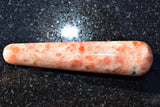 Charged 4" Sunstone Massage Wand Crystal Healing Energy ~70g