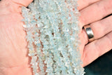 CHARGED Aquamarine Crystal Chip 18" Necklace Healing Energy REIKI WOW!!!