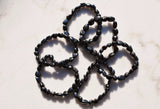 CHARGED Hematite Crystal Bracelet Tumble Polished Stretchy ENERGY REIKI WOW!!!