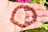 CHARGED Red Goldstone Crystal Bracelet Tumble Polished Stretchy REIKI