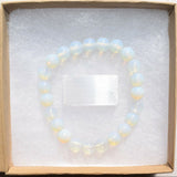 Premium CHARGED Radiant Opalite Crystal 8mm Stretchy Bracelet PROTECTION