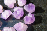 [3] CUTE Tibetan Elestial Amethyst Crystal Clusters Energy Healing Reiki ~150cts