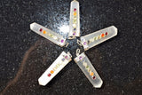 CHARGED 7 Chakra Selenite Crystal Perfect Pendant + 20" Chain WOW!