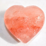 CHARGED Himalayan Sea Salt Crystal Heart Hand-Carved Peaceful Energy WOW!