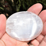 [10] 8" Selenite Polished Flat Crystal Charging Station [2nd Quality]