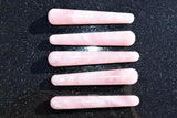 Charged 4.5" Rose Quartz Massage Wand Crystal Healing Energy REIKI ~72g