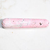 CHARGED Rhodochrosite 4.0" Crystal Wand Reflexology Massage Energy Healing 96g