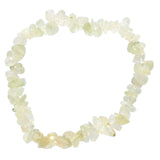 Premium CHARGED Prehnite Crystal Chip Stretchy Bracelet Healing REIKI Energy!