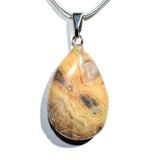 Perfect Pendant Crazy Lace Agate Teardrop Pendant + 20" Chain HAPPY LACE!