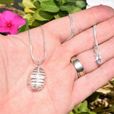 CHARGED Apophyllite Crystal Perfect Pendant + 20" Silver Chain REIKI WOW!