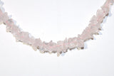 CHARGED Premium Rose Quartz Crystal Chip Necklace + 18" REIKI WOW!!!