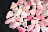 CHARGED Rhodochrosite Crystal Perfect Pendant HEART TEACHER + 20" Silver Chain