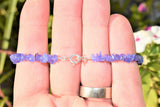 Premium CHARGED Tanzanite Crystal Chip Bracelet Sterling Clasp ~40 Carats