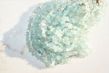 CHARGED Aquamarine Crystal Chip 18" Necklace Healing Energy REIKI WOW!!!