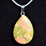 Perfect Pendant Unakite Teardrop Pendant + 20" Chain REGENERATE LOVE!