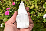 4" Twin Tower Divine Mind Selenite Crystal (Energy Healing)  - ZENERGY GEMS