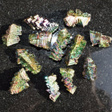 CHARGED USA Grown Bismuth Crystal Perfect Pendant + 20" Silver Chain