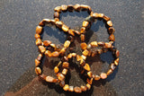 CHARGED Tiger Eye Crystal Bracelet Tumble Polished Stretchy ENERGY REIKI WOW!!!