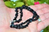 CHARGED  Himalayan Black Tourmaline Necklace 18" Healing Energy REIKI WOW!!!