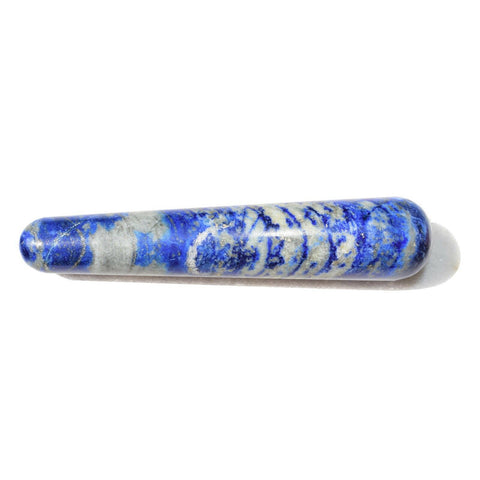 Charged 4.5" Lapis Lazuli Massage Wand Crystal Healing Energy ~100g