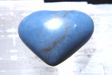 ZENERGY GEMS: CHARGED Angelite Crystal Heart Hand-Carved Peaceful Energy WOW!