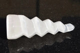 4.0" Spiral Tower of Peace Selenite Healing Crystal 252g [1] : ZENERGY GEMS